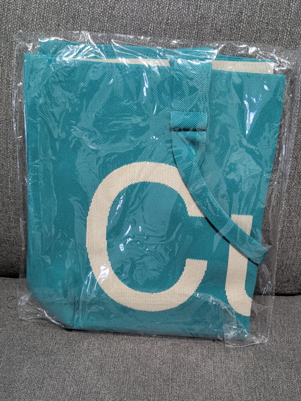 Curves Knit Tote (Emerald)
